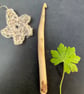 Hand-carved Crochet Hook, 7mm