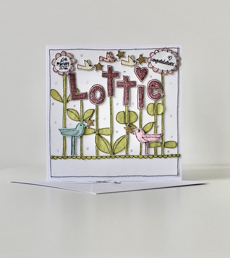 Special Order for AM - 'A Card for Lottie' - Handmade Blank Card