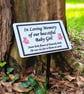 Personalised Baby Child Memorial Plaque Baby Grave Ornament Grave Plaque - Image 1