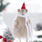 Christmas Mouse figurine