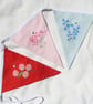 Flowers and Strawberries Summer Bunting - Image 3