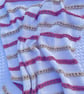  Striped baby blanket in 100% cotton  - Image 2