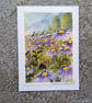 Lilac Daisies. Blank Card. Keepsake. 260192 - Image 3