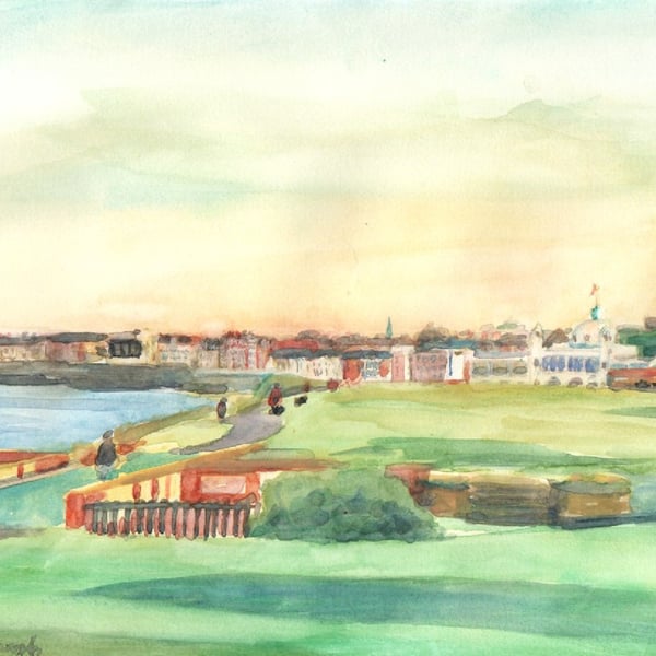  the Links at Whitley Bay Print