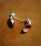 Slver and Copper Acorn Studs - Image 3