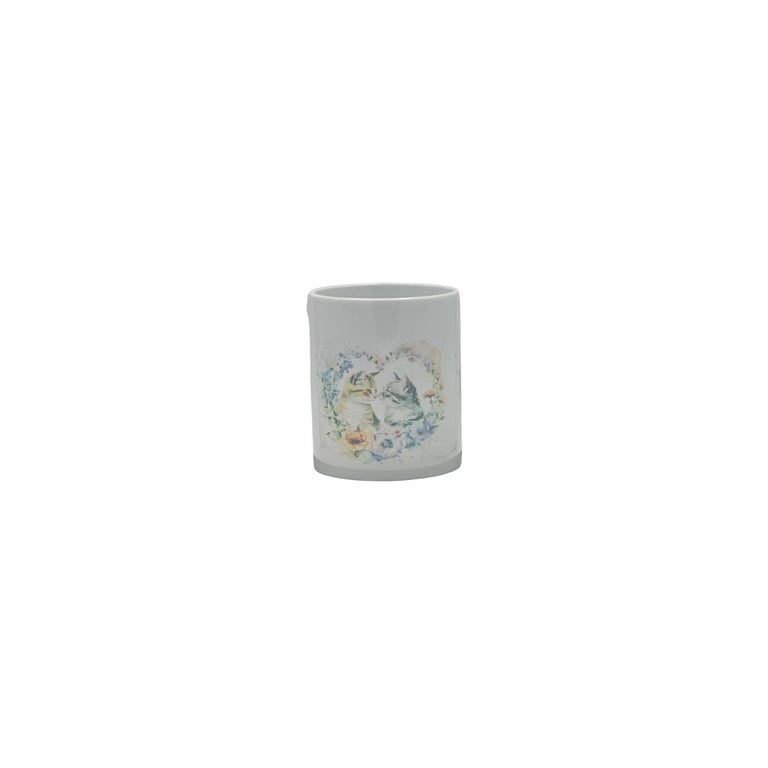 Watercolour Cat Portrait Mug