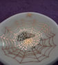 Small porcelain dish with a gold spider's web - Image 2