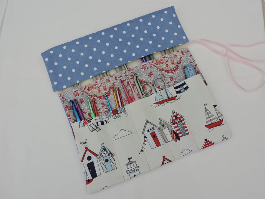 Knitting Needle Crochet Hook Roll  