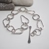 Hallmarked Sterling Silver Link Bracelet