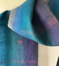 Saltwick Bay Handwoven Herringbone Merino and Silk Scarf - Image 3
