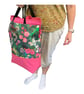 XXL drawstring knitting bag with Woodland creatures print, supersized  - Image 5