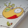 embroidered peace dove notebook