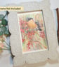 Bullfinch small original drawing, letterbox art gift - Image 8