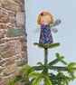 Embroidered Tree Top Fairy Decoration - Image 1