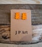 Tangerine Gummy Bear Earrings  - Image 1