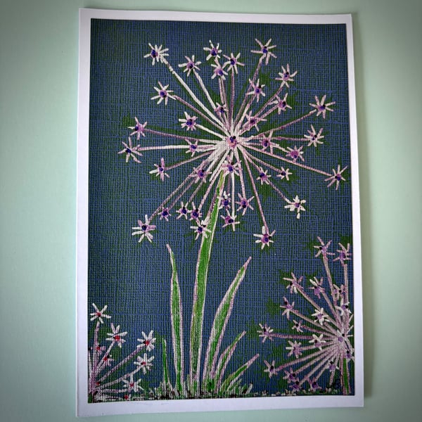 Allium Greetings Card 