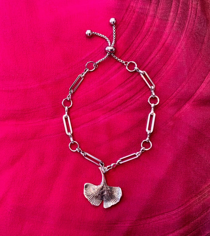 Paperclip Chain Slider Bracelet