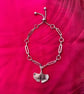Paperclip Chain Slider Bracelet