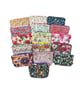 Liberty fabric cosmetics pouch ,small floral washbag, waterproof zip travel bag - Image 1