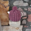 Tea Cosy, Cozy, Tea Pot Cover, Suki, For Life Compatible, Hand Knitted, Stump