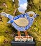 Bone china Mosaic Bird ornament