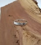 Textured Sterling Silver Ring - Image 5