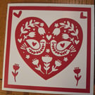 Handmade Valentine's Card