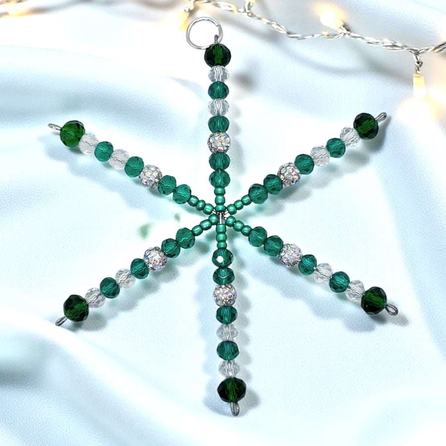 Snowflake Christmas Ornament- Tree Decoration 