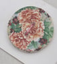 Large Autumn Flower Motif Ceramic Button - Image 3