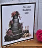 C4750  Gothic Wedding Card - Image 3