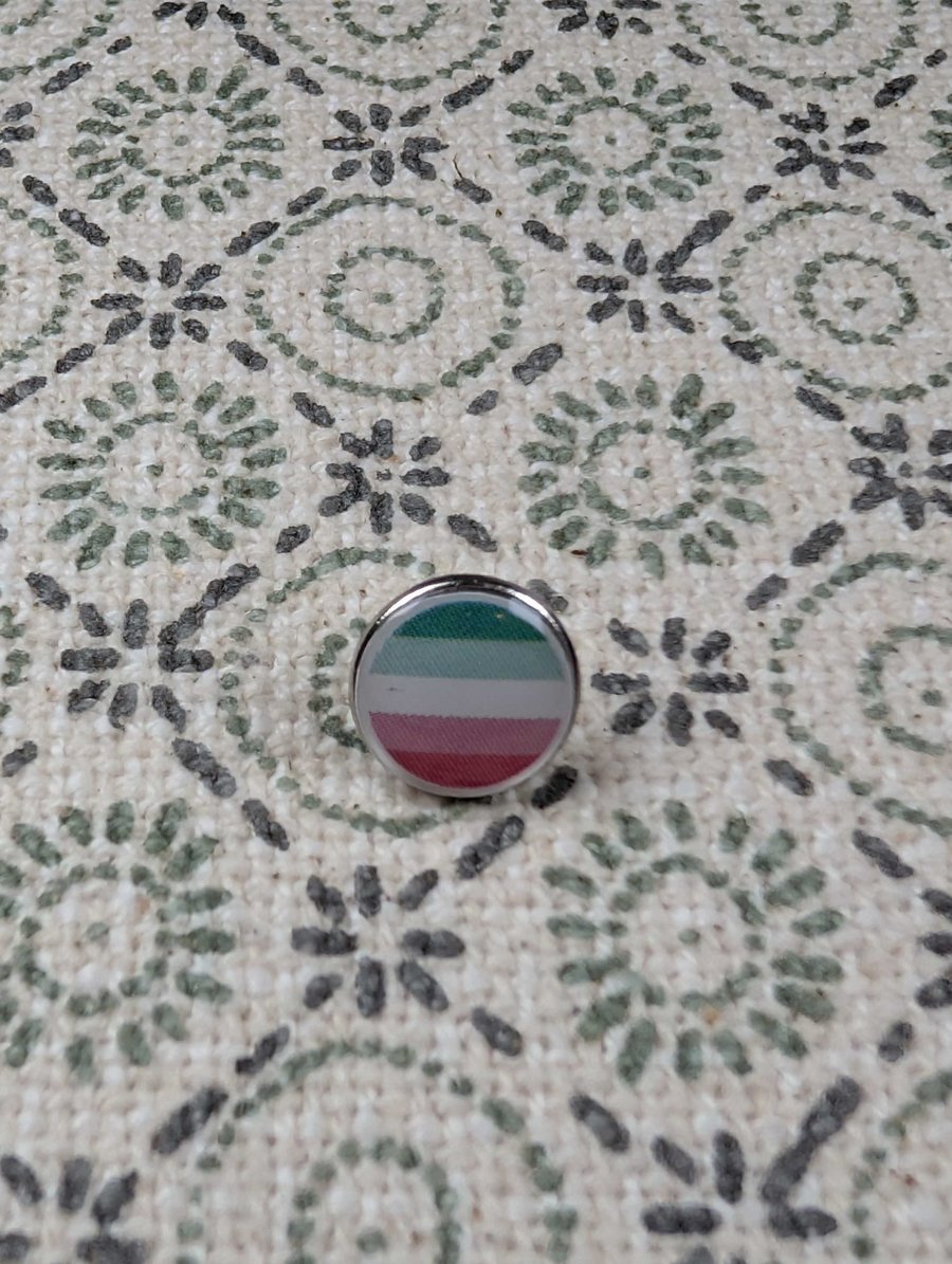 Abrosexual Flag Pin - Pride Themed Pin - Small Resin Topped Pin Badge - LGBTQ