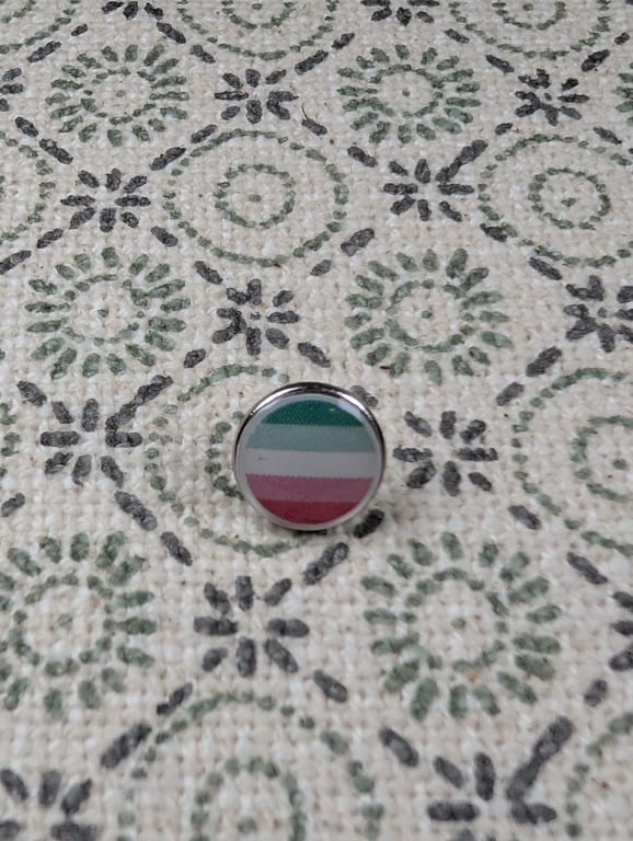 Abrosexual Flag Pin - Pride Themed Pin - Small Resin Topped Pin Badge - LGBTQ