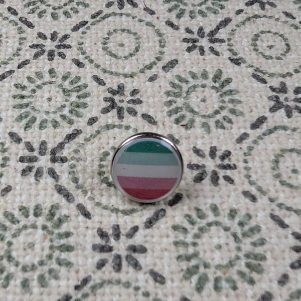 Abrosexual Flag Pin - Pride Themed Pin - Small Resin Topped Pin Badge - LGBTQ