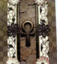 Egyptian Ankh Symbol - Hand Crafted Decoupage Greeting Card - Blank (3289)
