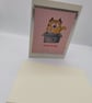 Handmade Cat In A Box Card - Image 5