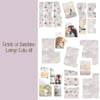 Fields of Sunshine Large folio Scrapbooking, Ephemera, Journal, Digital Download