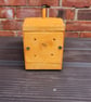 Handmade Coffin Bird House – Gothic Garden Nesting Box with Protective Pentagram - Image 5