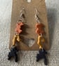 Polymer clay spooky sister dangly earrings