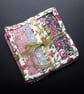 Patchworked textile Coaster set - Image 3