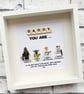 Star Wars Personalised Lego Minifigure & Scrabble Frame - Image 1