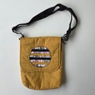 Perfectly Imperfect crossbody mustard bag
