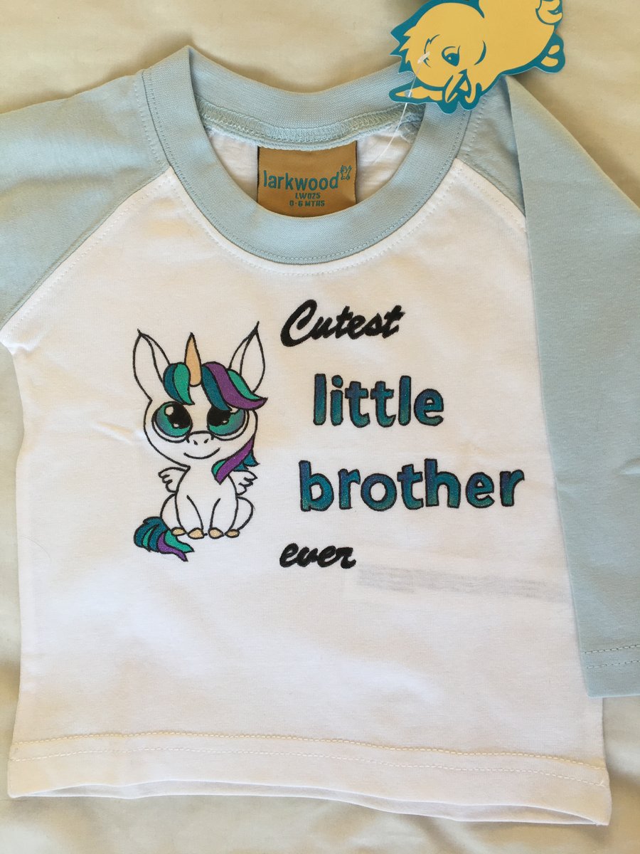 CUTEST LITTLE BROTHER - long sleeves top