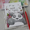 spesh panda - original aceo