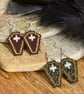 Gothic inspired Halloween coffin earrings - Image 2