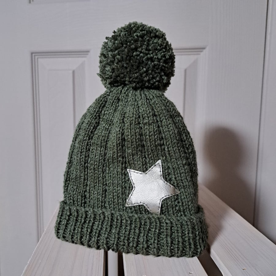 Knitted Bobble Hat