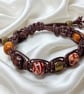 Chunky Wood Bead Bracelet