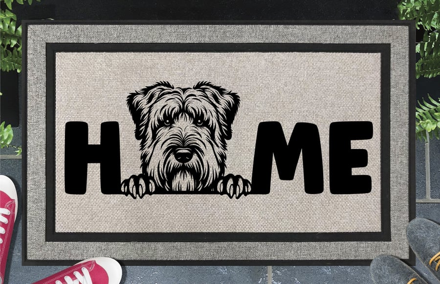 Wheaten Terrier Home Door Mat No.1 - Wheaten Terrier Welcome Mat - All Weather 
