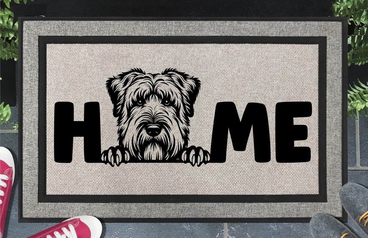 Wheaten Terrier Home Door Mat No.1 - Wheaten Terrier Welcome Mat - All Weather 