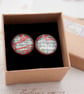 Personalised Map Cufflinks, Engraved Unique Custom Gift for Husband - Image 2