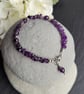 Amethyst Chip and Sterling Silver Bracelet - Image 4